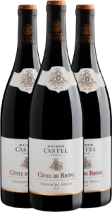 Trio Maison Castel Côtes du Rhône AOC 2018