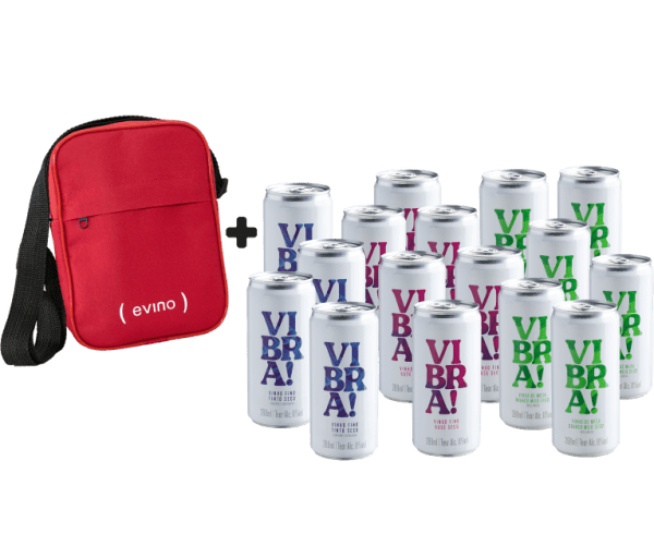 Kit Vibra! 16 latas + Shoulder Bag