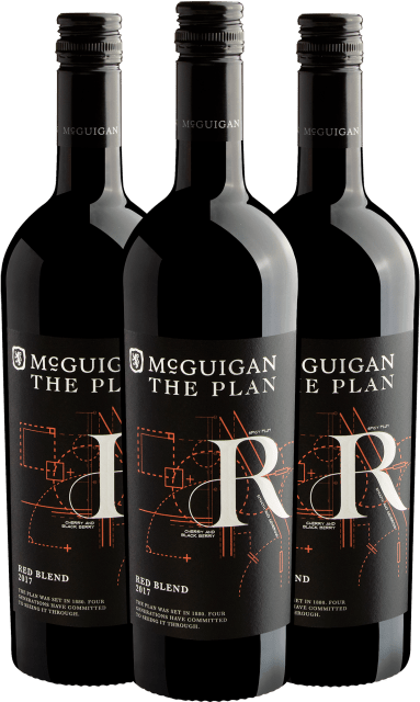 Kit 3 McGuigan The Plan Red Blend 2017 |
