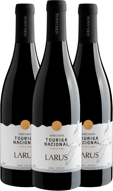 Kit 3 Larus Touriga Nacional Vinho Regional Lisboa 2018
