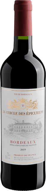 Bordeaux Les Cercle des Epicuriens AOP 2019