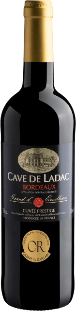 Cave de Ladac Grand d'Excellence Cuvée Prestige Bordeaux AOP 2019