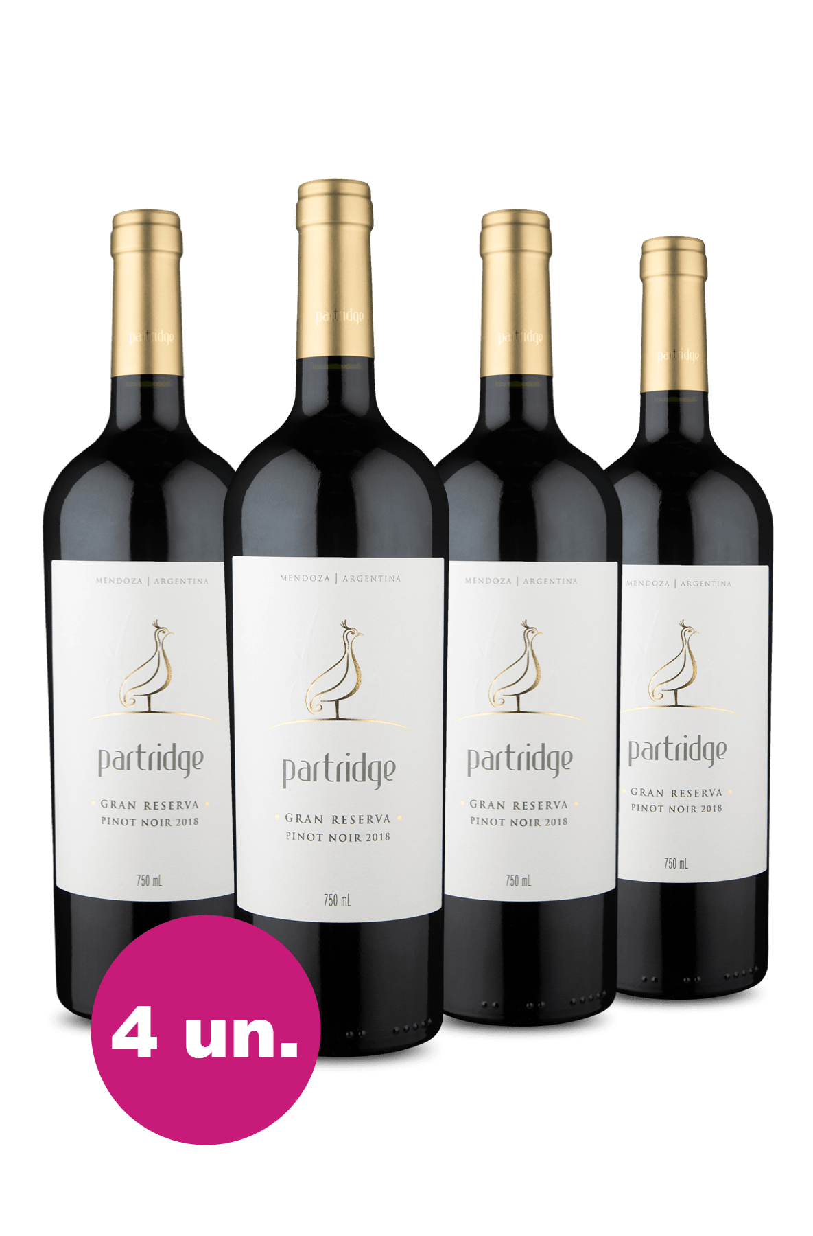 Kit 4 - Partridge Gran Reserva Pinot Noir