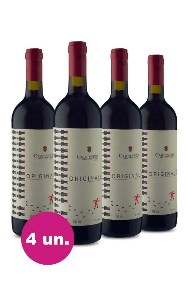 Kit 4 - Carpineto Originale Vino Rosso Italiano