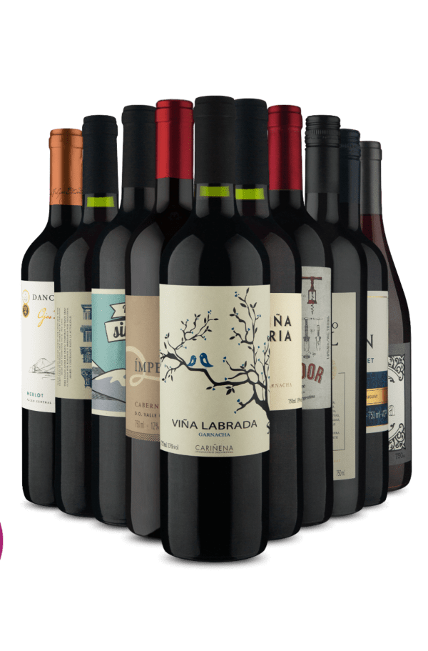 Kit Cor de Vinho (10 Vinhos)