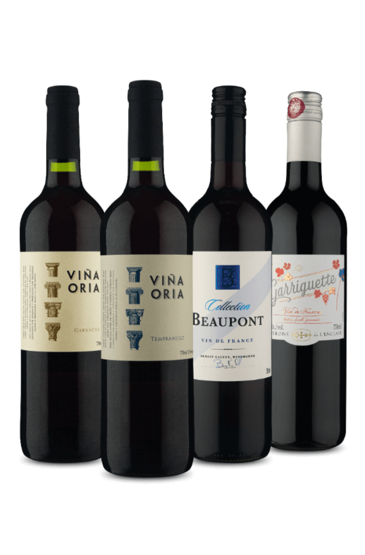 Kit Espanha e França Tintos (4 Vinhos)