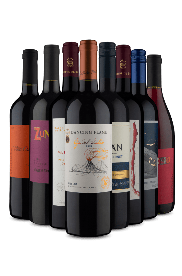 Kit 8 Vinhos Exuberantes para o Inverno (8 Vinhos)