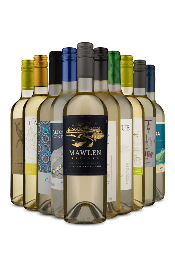 Kit 10 - Mawlen Reserva Sauvignon Blanc Mais Brancos (10 Vinhos)