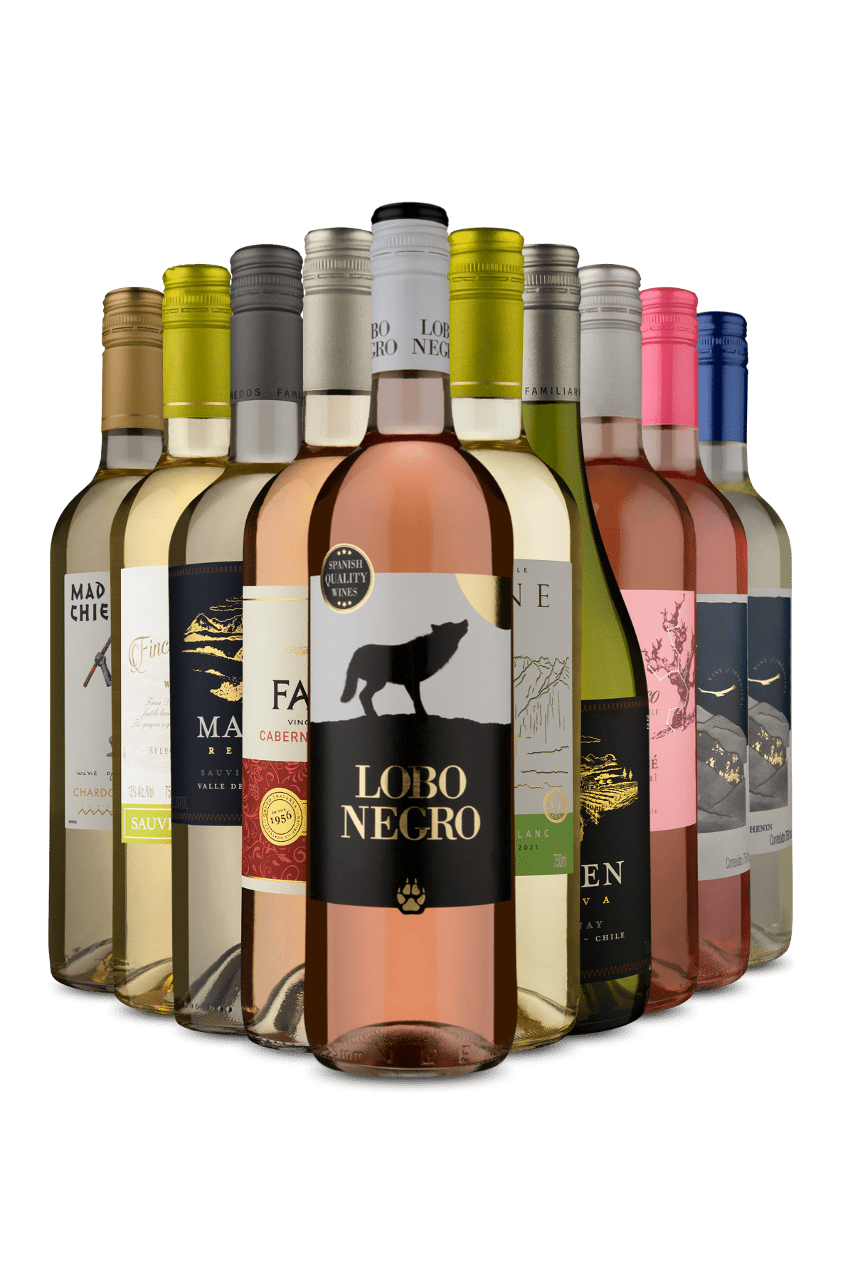 Kit 10 - 6 Brancos e 4 Rosés (10 Vinhos)