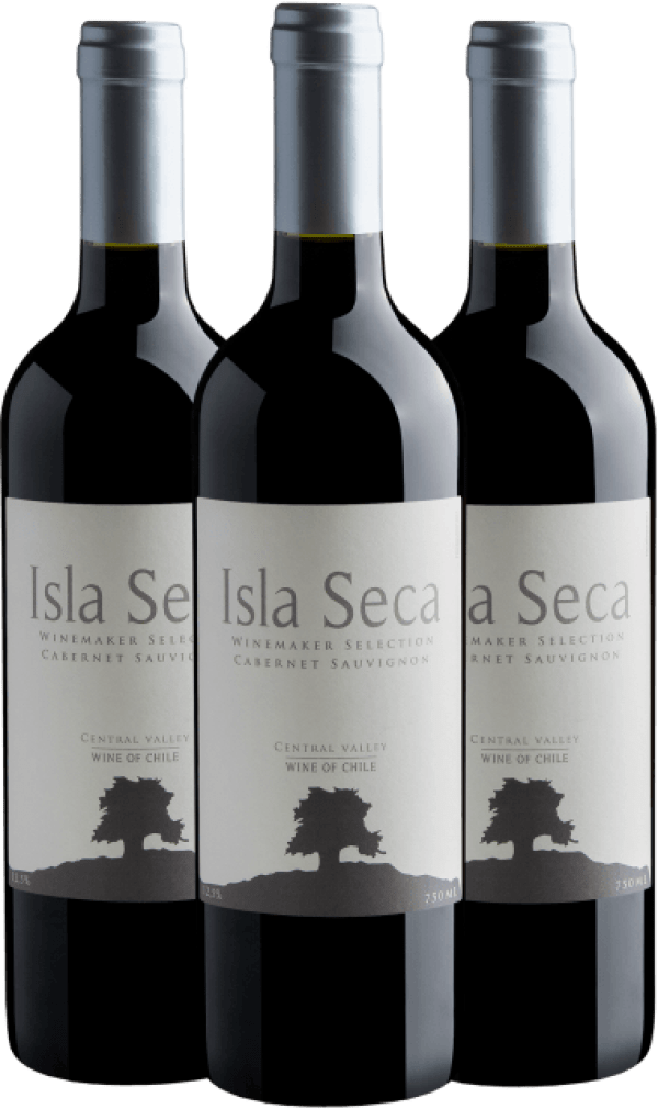 Kit 3 Isla Seca Winemaker Selection Cabernet Sauvignon Central Valley D.O. 2021