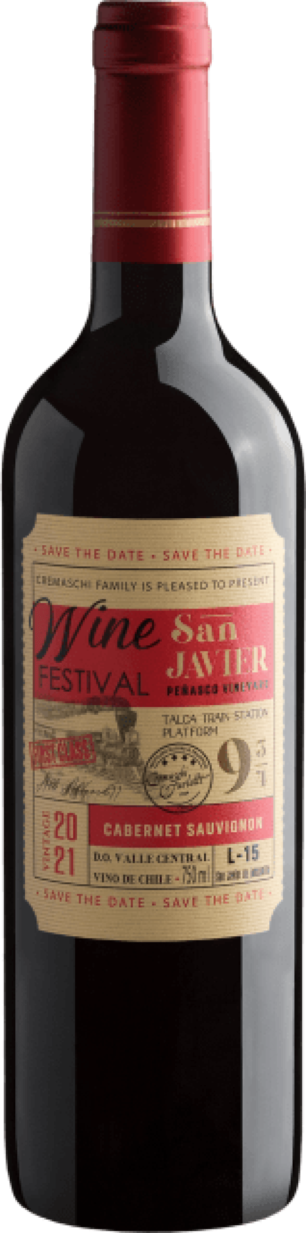 Wine Festival San Javier Cabernet Sauvignon Valle Central D.O. 2021