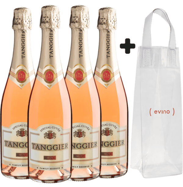 Kit 4 Tanggier Brut Rosé + Ice Bag