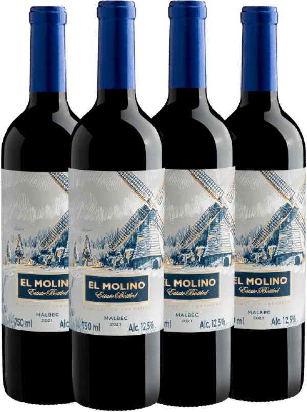 Kit 4 El Molino Estate Bottled Malbec 2021