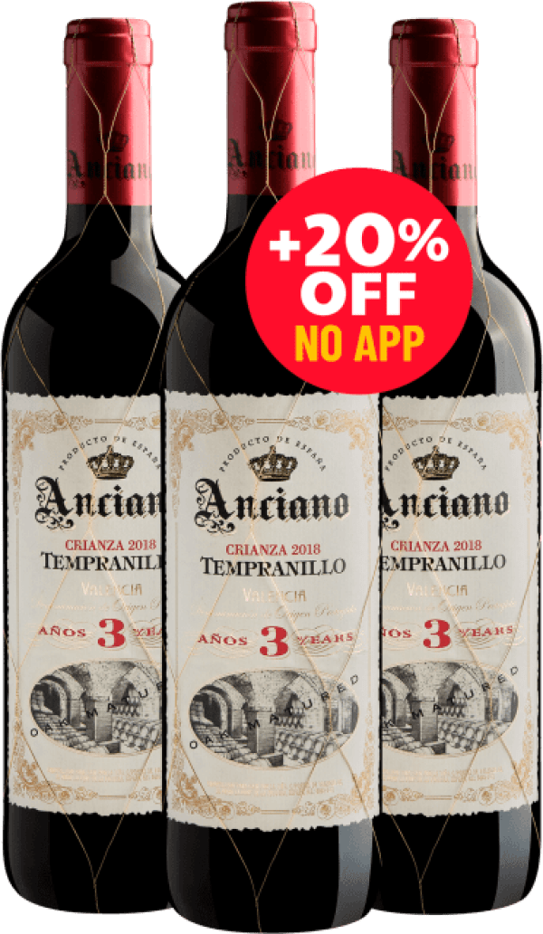 Kit 3 Anciano Crianza 3 Years Tempranillo Valencia DOP