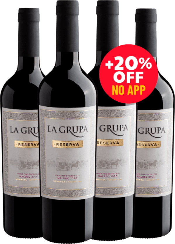 Kit 4 La Grupa Reserva Malbec