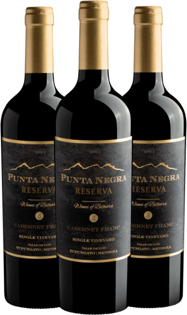 Kit 3 Punta Negra Reserva Cabernet Franc Single Vineyard 2021