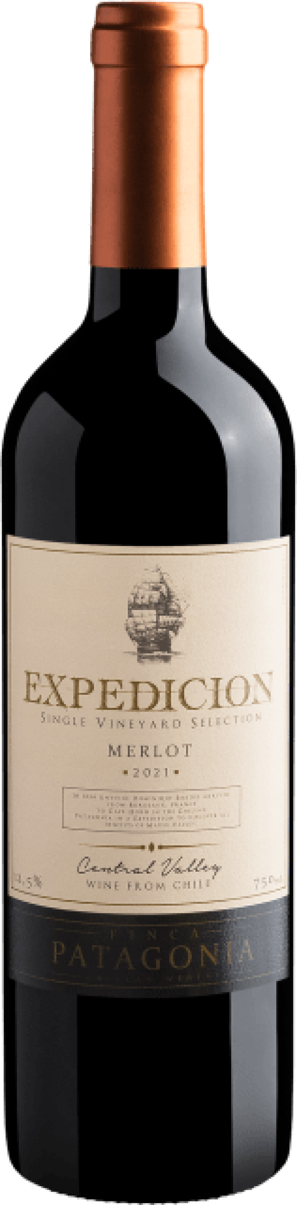 Expedicion Single Vineyard Selection Merlot D.O. Central Valley 2021