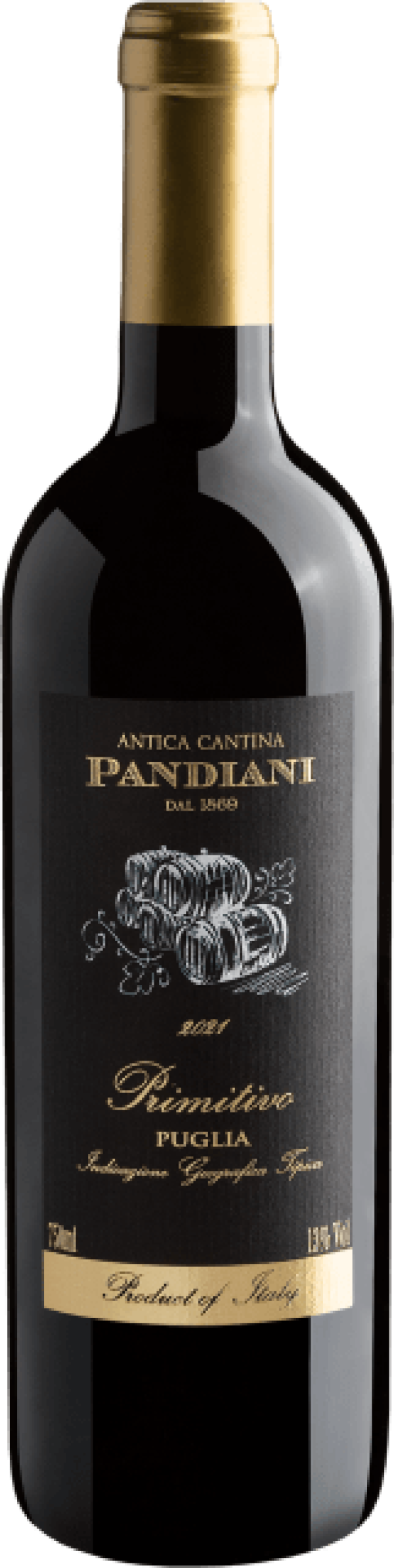 Antica Cantina Pandiani Dal 1869 Primitivo Puglia IGP 2021