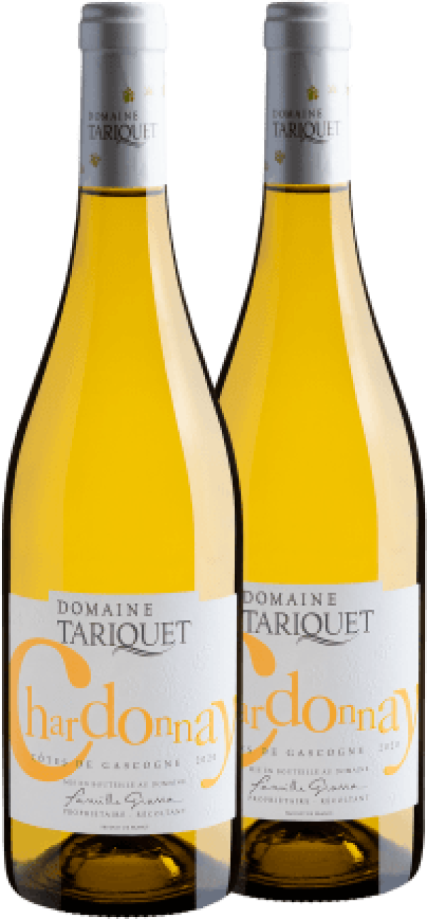Kit com 2 Domaine Tariquet Chardonnay Côtes de Gascogne IGP 2019