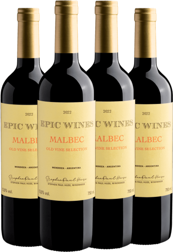 Kit 4 Belhara Estate Epic Wines Malbec Limited Edition