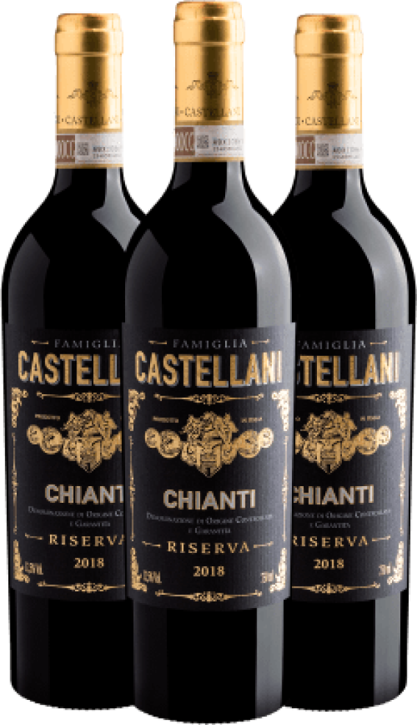 Kit 3 Famiglia Castellani Chianti Riserva DOCG