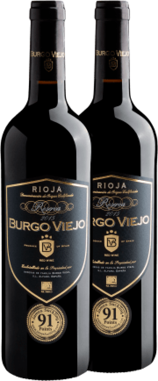 Kit 2 Burgo Viejo Reserva Rioja DOC