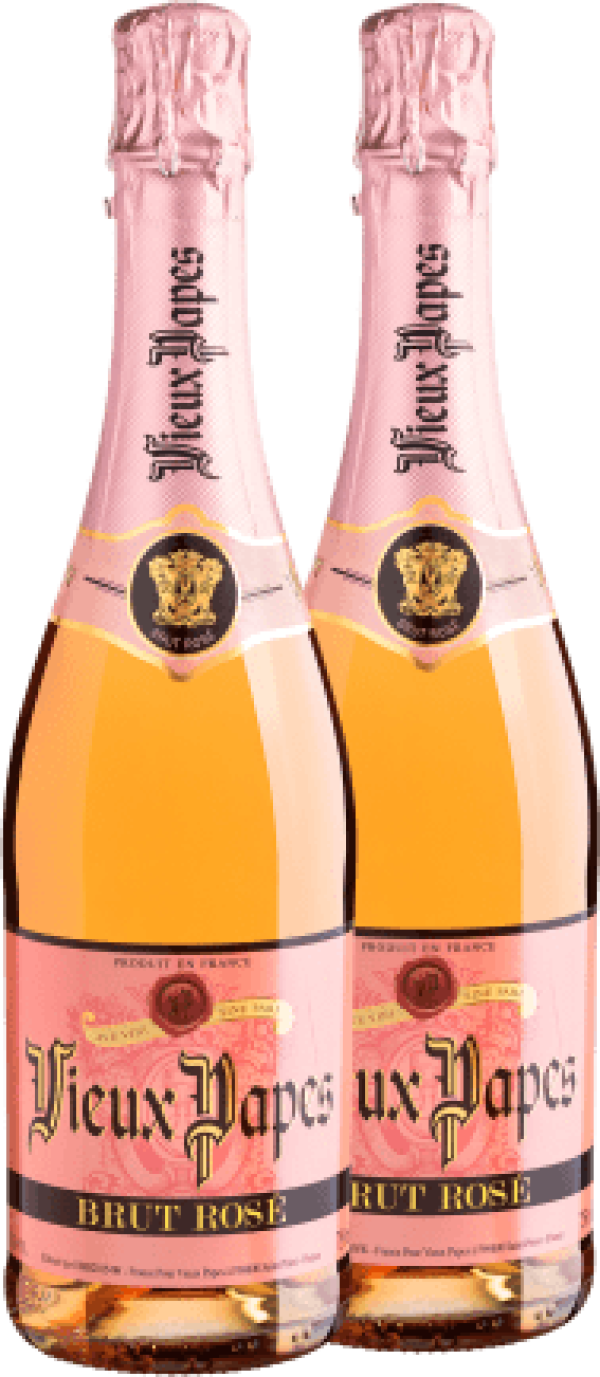 Kit 2 Vieux Papes Brut Rosé