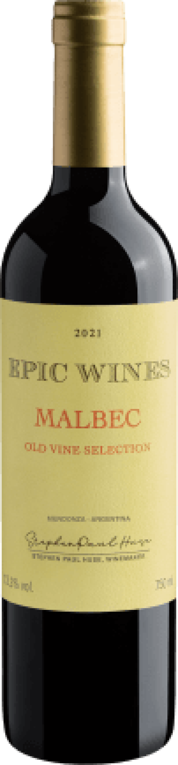 Belhara Estate Epic Wines Malbec Old Vine Selection 2021