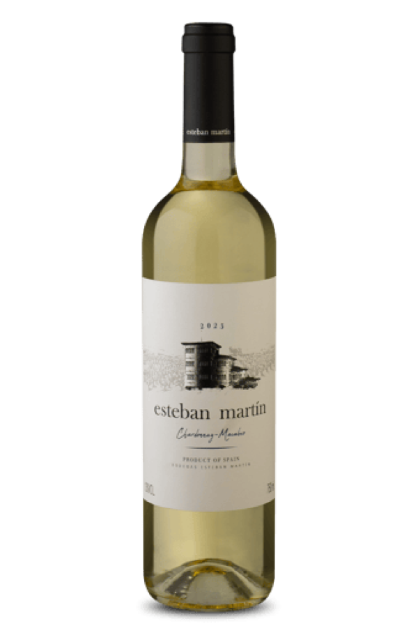 Esteban Martín D.O. Cariñena Chardonnay Macabeo Blanco 2023