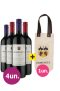 kit 4 – Urmeneta + Bolsa Porta Vinho Urmeneta Grátis